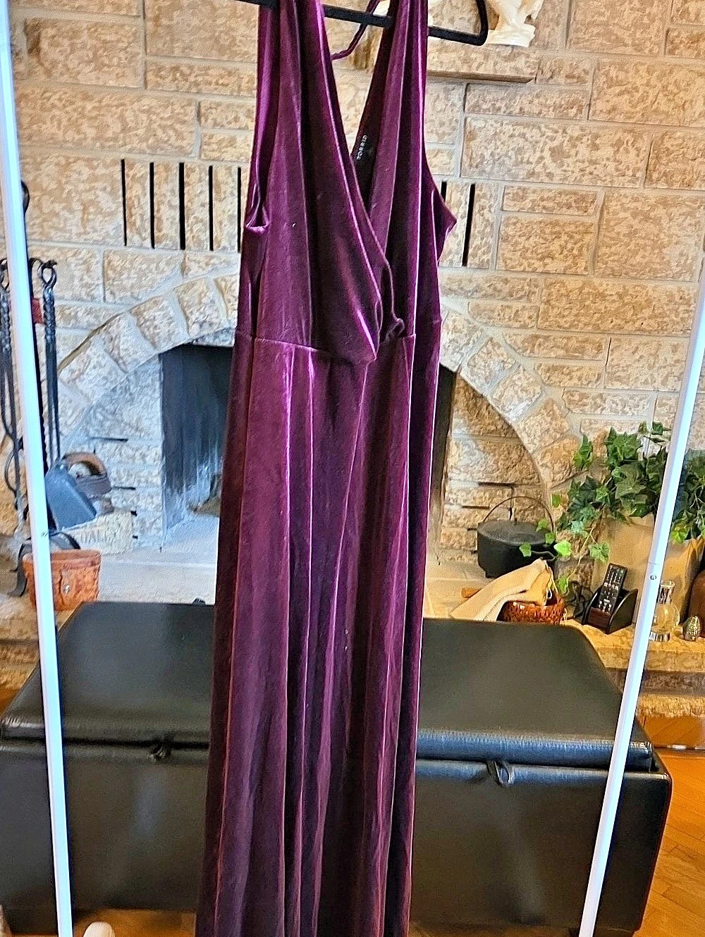 Torrid Flutter Sleeve Surplice Maxi Dress Purple Size 2